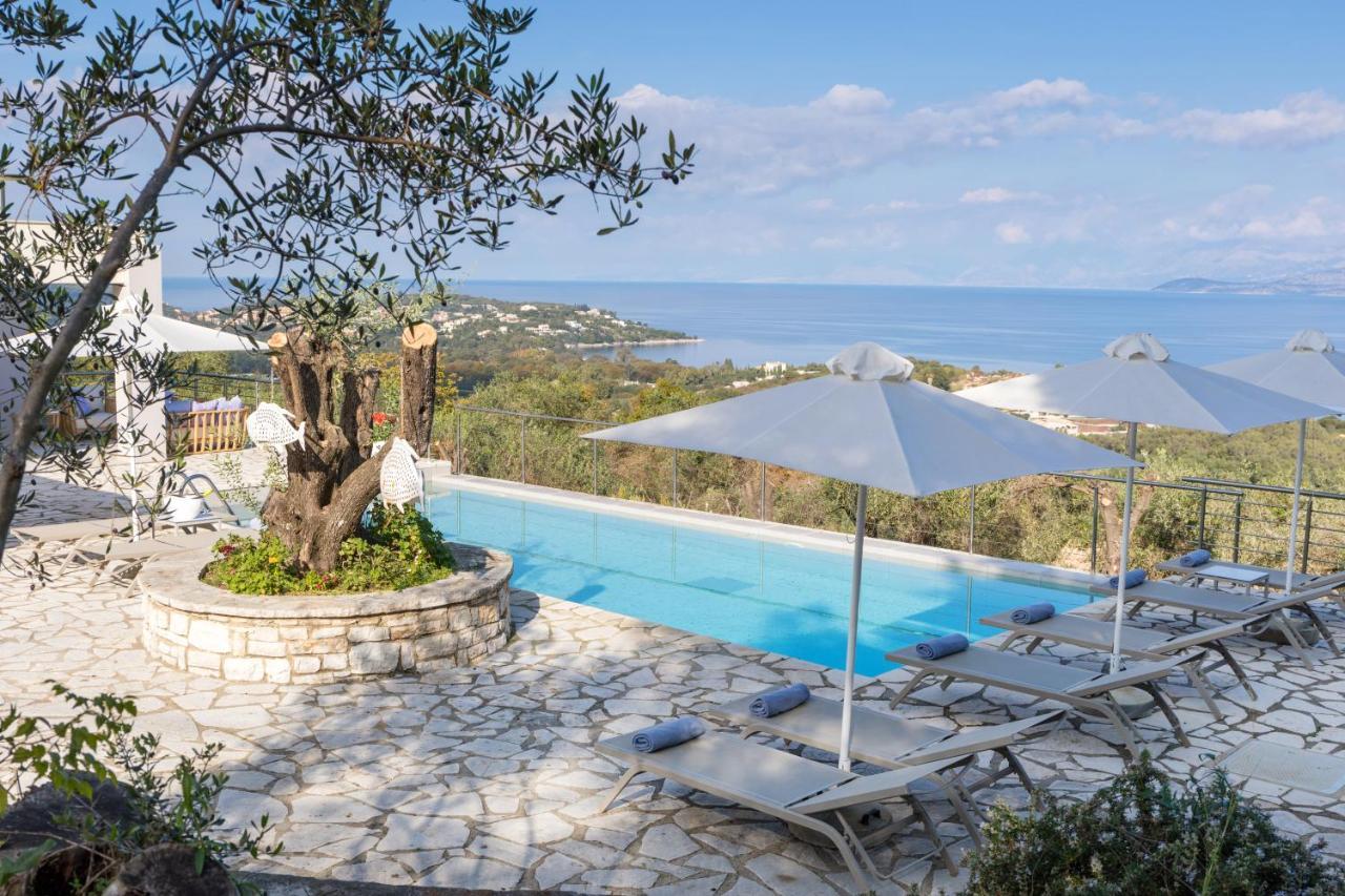 Villa White Stone By Rodostamo Collection Kassiopi Exteriör bild