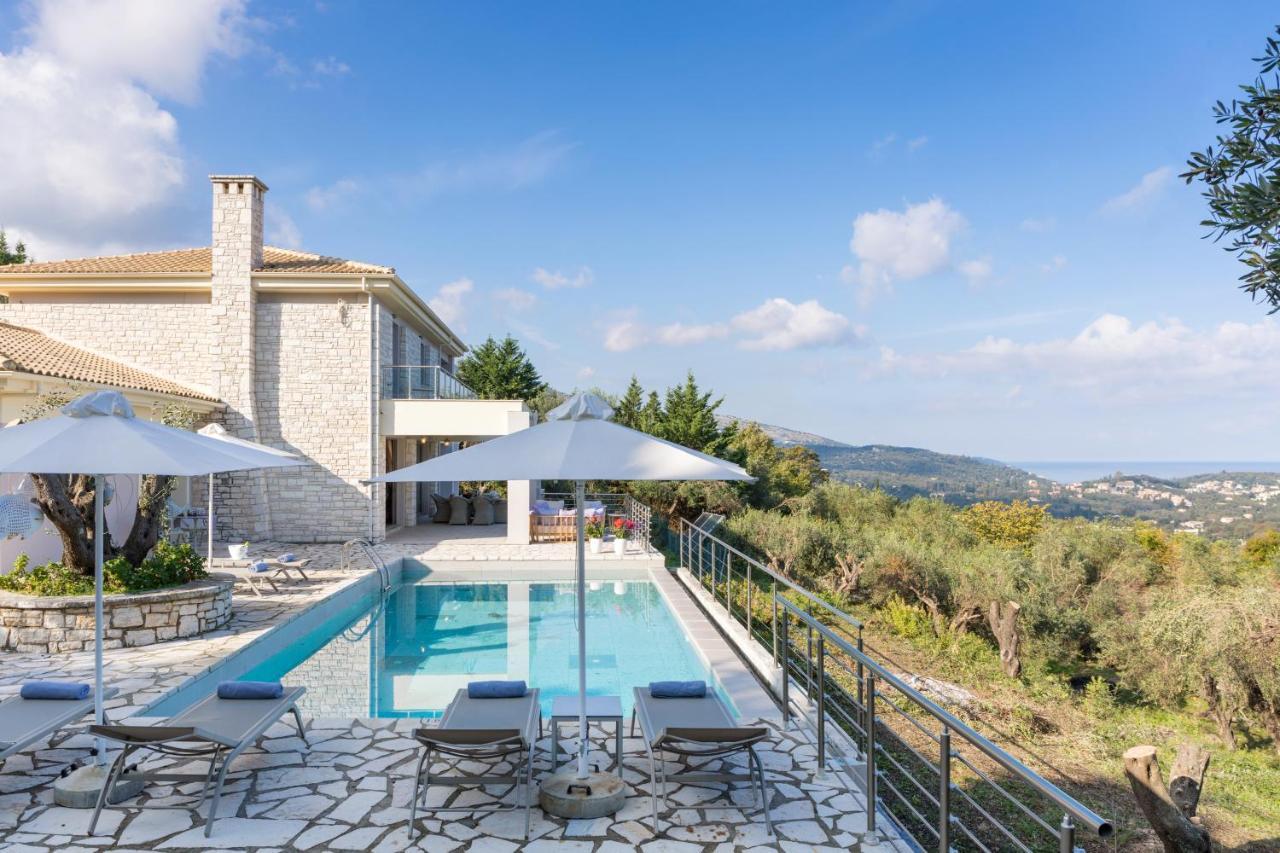 Villa White Stone By Rodostamo Collection Kassiopi Exteriör bild