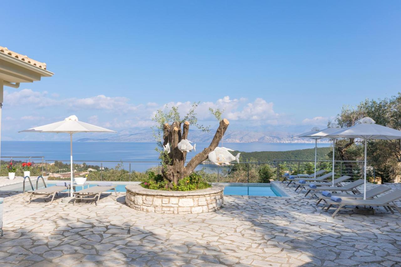 Villa White Stone By Rodostamo Collection Kassiopi Exteriör bild